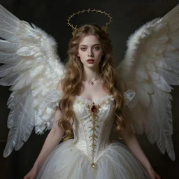 gothic princess angel girl. by hans zatzka, by craig mullins