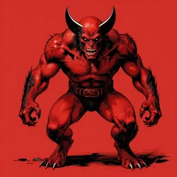 zombie wolverine, in the style of beksinski, red, black, vibrant, chiaroscuro, high detail, perfect artwork, clean lines