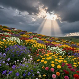 colorful flowers, dslr photography