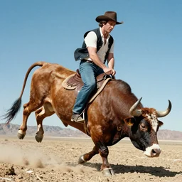 Austin Powers bull riding 8k