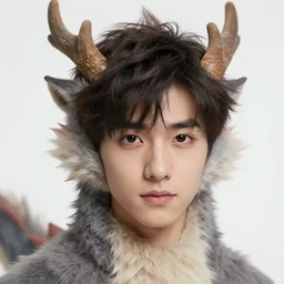 character concept art of a cute young male anthropomorphic furry dragon | | cute - fine - face, pretty face, key visual, realistic shaded perfect face, fine details by stanley artgerm lau, wlop, rossdraws, james jean, andrei riabovitchev, marc simonetti, and sakimichan, trending on artstation