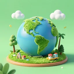 environment art, kitschy