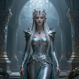 fantastic lich princess hyperrealistic