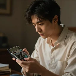 a guy who collects calculators