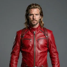 highly detailed portrait of stringfellow hawk he is wearing the red leather mankini from the film zardoz. unreal engine, by mark mann and steve mccurry. nikon d 8 5 0. sigma 8 5 mm f 1. 4 dg hsm a. aperture f / 3. 5. shutter speed 1 / 6 0. iso 1 6 0