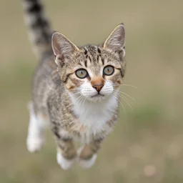 kitten flying