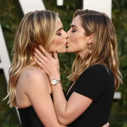 alexandra daddario and mila kunis kissing