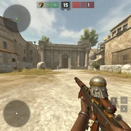 screenshot from FPS game set in Ancient Rome