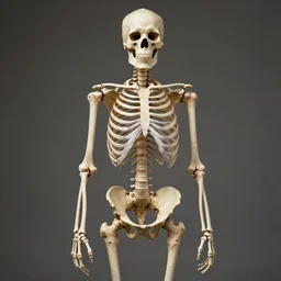human skeleton by cameron gray