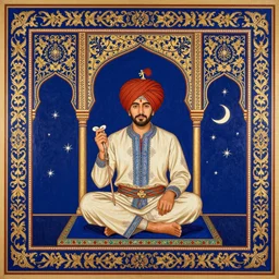 an artwork by kamal ud - din behzad
