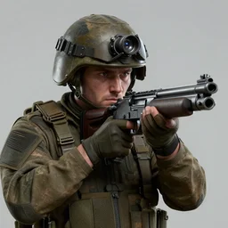 heavy gunner,soldier,gear,digital art,ultra realistic,ultra detailed,art by greg rutkowski,photorealiatic,hyperdetailed,hyperrealistic,studio lighting,studio photography,professional photography,professional lighting,detailed face,3 point lighting,4k