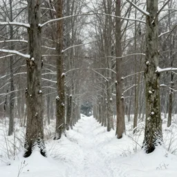 winter forest inspired by john bauer, edmund dulac