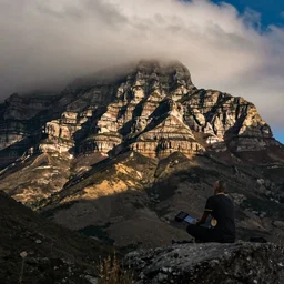 eddie murphey on table mountain
