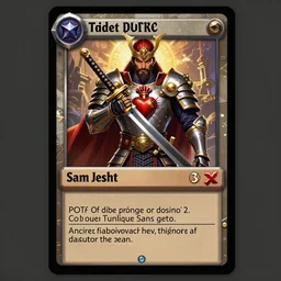A card with description and status of samurai Jesus Christ as a DOTA 2 character holding a  Sacred Heart armor and katana, card game, card, trade card game, Artifact Dota2, by Stanley Artgerm Lau, WLOP, Rossdraws, James Jean, Andrei Riabovitchev, Marc Simonetti, Yoshitaka Amano, ArtStation, CGSociety,