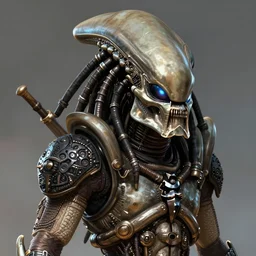 predator alien, highly detailed, digital painting, artstation, concept art, smooth, sharp focus, portrait by greg rutkowski, predator film