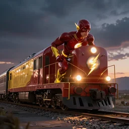 a - train as the flash