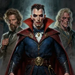 a highly detailed digital terrifying painting of stephen strange, by james gurney, greg rutkowski, by craig mullins