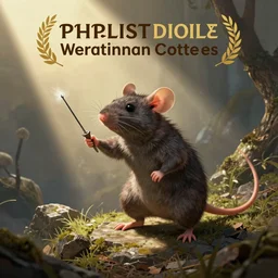 Fantasy illustration of a mouse thief using a needle as a weapon