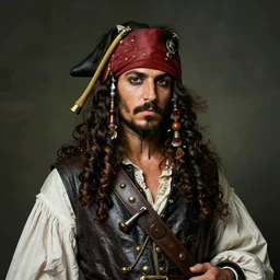 a 1 7 th century pirate, portrait, by jamel shabazz