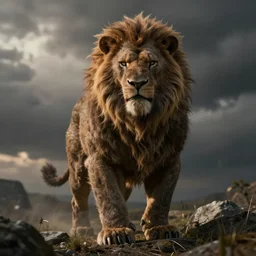 Mr Beast as an actual beast, very detailed