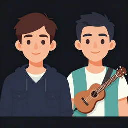 2 d character design, music group, vector art, digital art, portrait, 4 k, 8 k, sharp focus, smooth, illustration, concept art, band