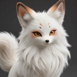 female kitsune, anthro, very furry, fantasy artwork, award winning, hyper detailed, very very very very very very beautiful!, aesthetic portrait, fluffy, studio lighting, artstation