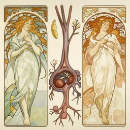 art by artery and Greg Rutkowski and alphonse mucha