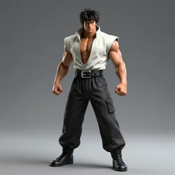 hyper realistic Aphex twin as a tekken character, fully body, octane, unreal engine, 8k, trending on artstation