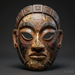 ancient tribal mask, surreal, 8 k, octane render, epic, fantasy, digital art