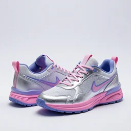 Retro Futuristic Sneakers in the color of Instagram