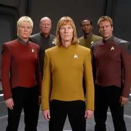 rejected star trek main characters, 4k, tv stills,