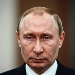 a picture of vladimir putin with a mohawk, portrait, ektachrome, closeup, f / 2 2