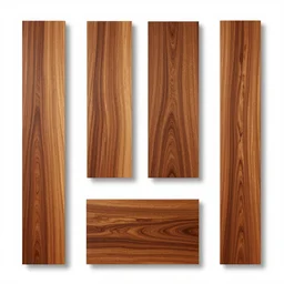 Collection of Recently Polished Exotic Hardwood from Outer Earth