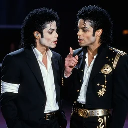 michael jackson talking with prince