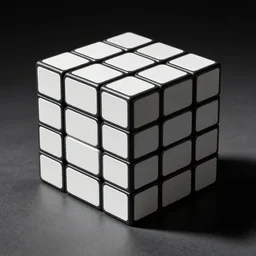 MC Escher image of a Rubix cube