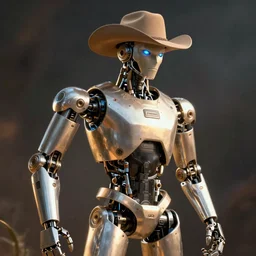 Robotic cowboy octane render