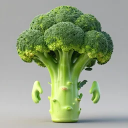 broccoli humanoid, symmetrical, highly detailed, digital art, sharp focus, trending on art station, anime art style