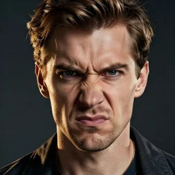 angry Hungarian man, photograph
