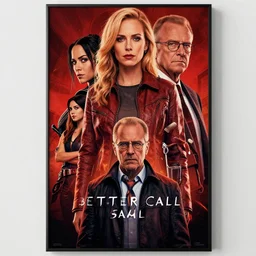 studio gainax, better call saul, kim wexler, saul goodman, poster art