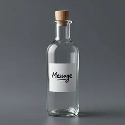 message in a bottle, trending on artstation, photo realistic, octane render