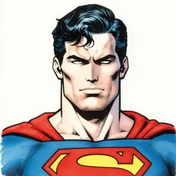 skeletor!!! jim lee!!! face shot!! flat ink sketch by jim lee face close up headshot superman costume in the style of jim lee, x - men superhero comic book character by jim lee
