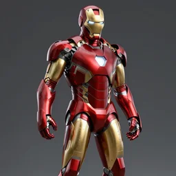 militaristic latest technology iron man armor, 3 d render, unreal engine
