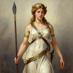 drawing of the beautiful greek goddess aphrodite, arrow warrior, fantasy art, hyper realistic, amazing detail, in the style of robert rutkowski