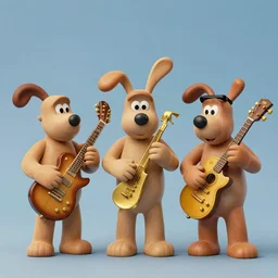 jazz trio in Wallace & Gromit