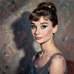 audrey hepburn art by renoir.