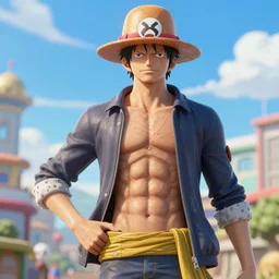 one piece, real life, sharp focus, octane render, imax