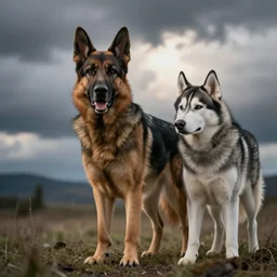 german shepherd mixed with an alaskan husky