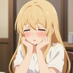 isekai extremely cute manga anime girl sad blushing in a den, simplified smooth stylized digitally inked drawing, depth focus, rankings pixiv, artstation, imaginefx, gnomon chromatic aberration, noise, soft lighting, srgb, 4 k, cinematic rembrant kuvshinov ross tran leyendecker wlop guweiz