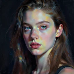 cyberpunk portrait by jenny saville