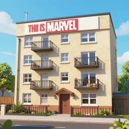 screenshot from This is England Marvel superheroes british council esate